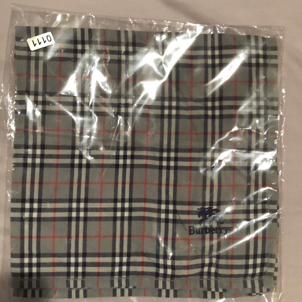 Burberry Grey Novacheck Square Scarf